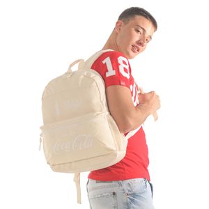 Mochila Coca-Cola Color Trend Creme