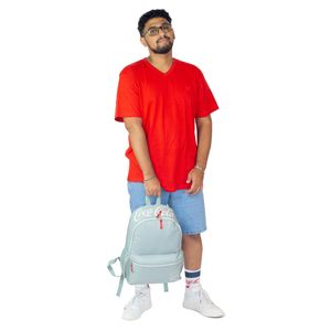 Mochila Coca-Cola Re-Blank Cinza