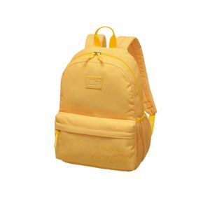 Mochila Coca-Cola Flat Amarelo