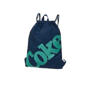 Bolsa Saco Coca-Cola Mesh Azul